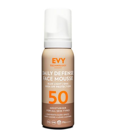 Evy Technology Daily Defense Sunscreen Mousse SPF 50, 75 ml