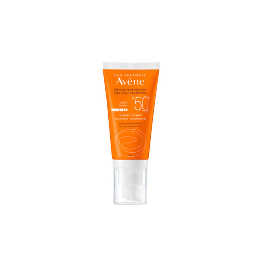 Avène Sunscreen Face Cream SPF 50+, fragrance-free, 50 ml
