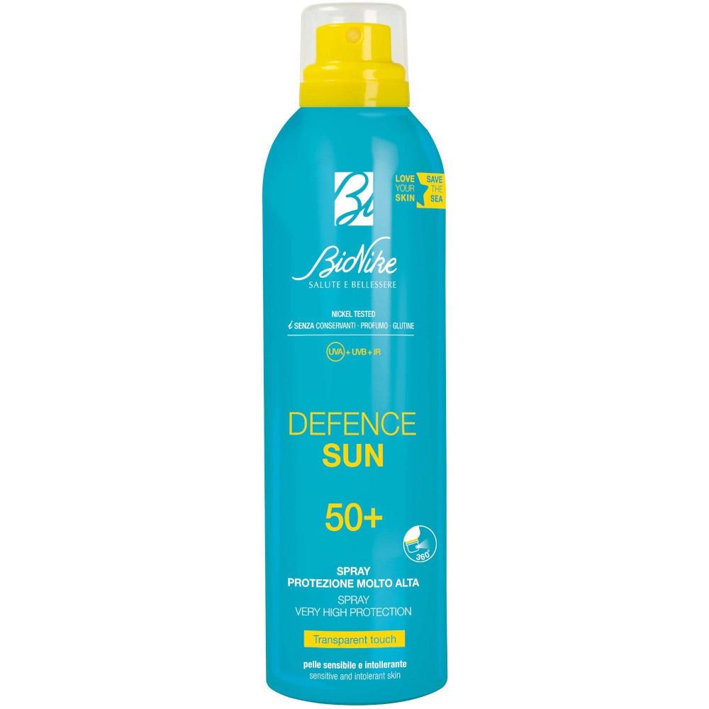 BioNike Defence Sun Transparent Touch Body Sunscreen SPF 50 for sensitive and skin-friendly skin, 200 ml