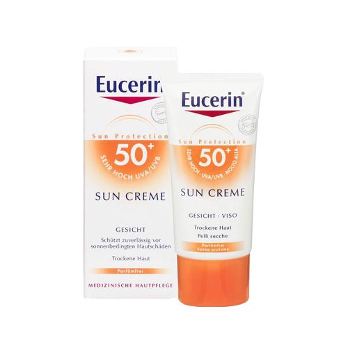 Eucerin Sensitive Protect Facial Sunscreen SPF 50+, 50 ml