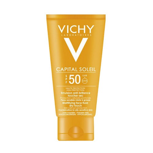 Vichy Capital Soleil Mattifying Sunscreen for Dry Face, SPF 50, 50 ml
