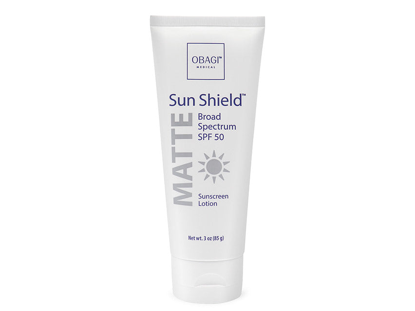 Obagi Sunscreen Sun Shield Matte Broad Spectrum SPF 50 Sunscreen 3oz