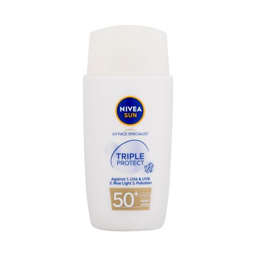 Nivea Sun UV Face Specialist Triple Protect Sun Cream Fluid SPF 50+, 40 ml