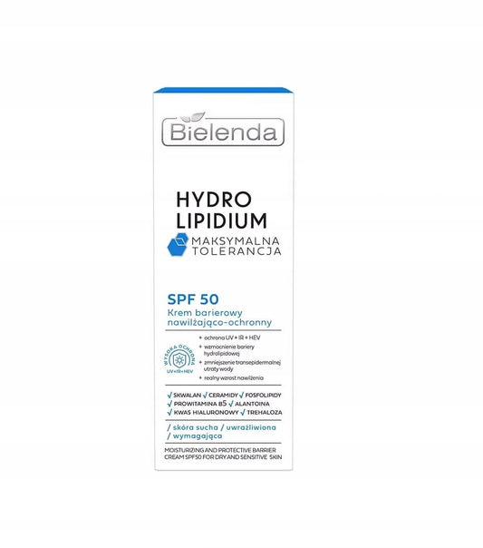 Hydro Lipid Barrier Cream SPF50 Moisturizing and protective 30ml White