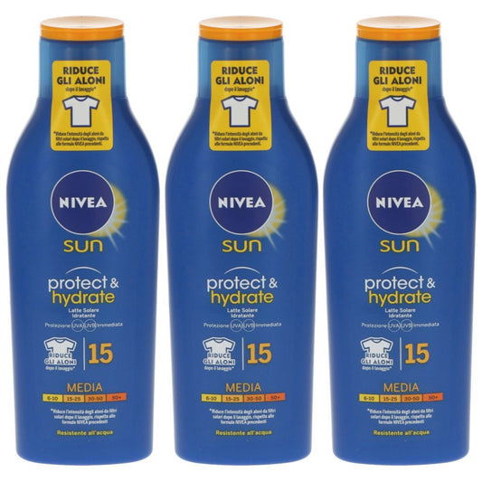 Nivea Sun Protect &amp; Hydrate sun milk lotion SPF 15, 200 ml 