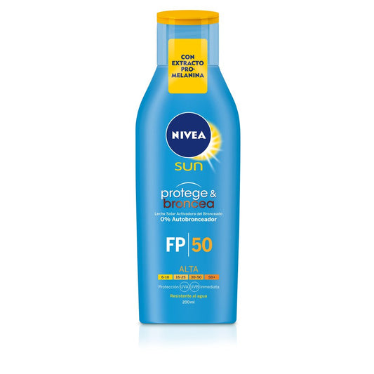 Nivea Sun Protect and Tan Milk SPF 50 200ml