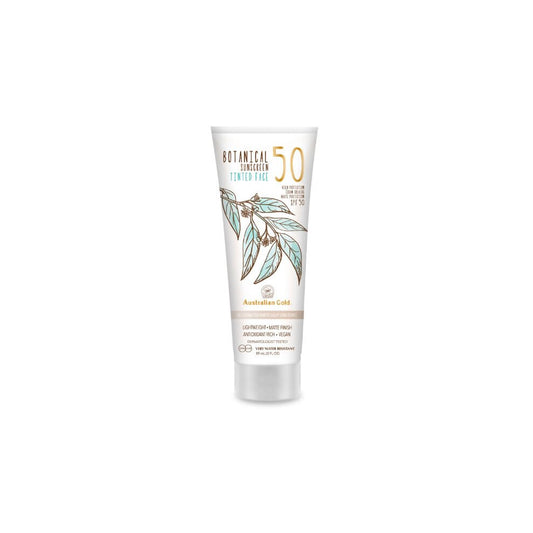 Australian Gold Botanical SPF 50, Light Faces, 89 ml, Brown