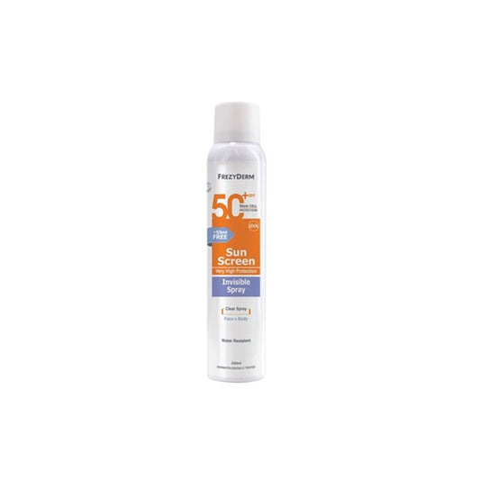 Frezyderm Sunscreen Spray, invisible, SPF 50+, 200 ml 