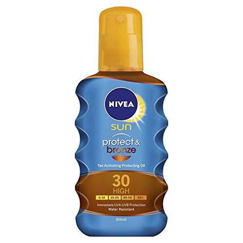 Nivea Sun Protect &amp; Bronze Oil Spray 200ml SPF 30