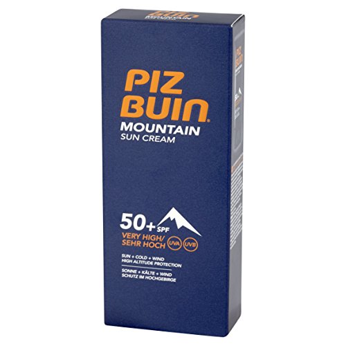 Piz Buin Mountain Sunscreen SPF 50+ 50 ml – Sun protection when skiing and hiking against wind and cold