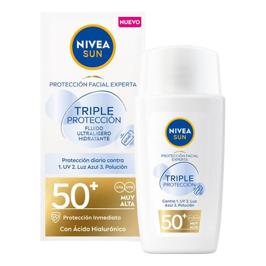 Sun Triple Protection Ultralight Facial Fluid SPF 50, 40 ml
