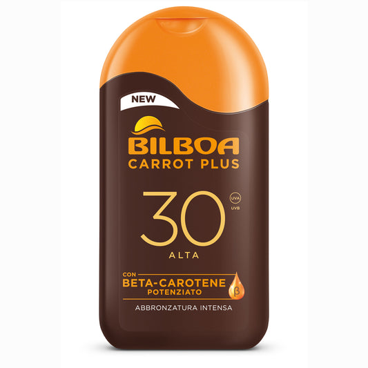 Bilboa Sun Milk for Face and Body SPF 30 with Vitamin C, 200 ml bottle 