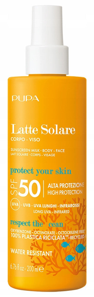 Pupa Sunscreen Body Milk SPF 50 - 200 ml