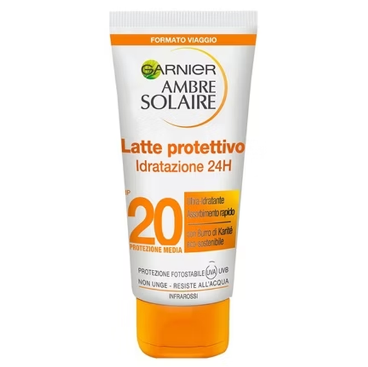 Garnier -Ambre Solaire Sun Milk SPF 20 Face and Body 50 ml